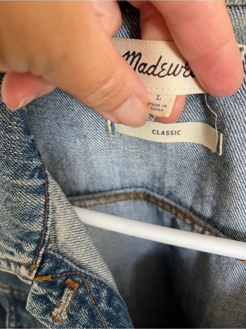 Madewell Classic Medium Blue Denim Jacket - Picture 2 of 4